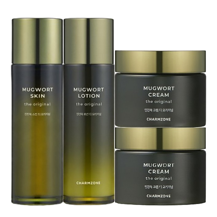 참존 인진쑥 디 오리지널 스킨 120ml + 로션 120ml + 크림 50ml x 2p 세트, 1세트
