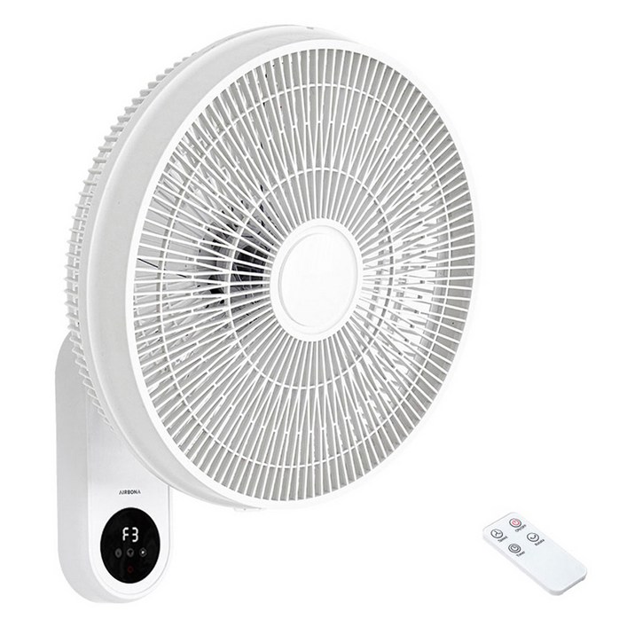 에어보나 리모컨 벽걸이 선풍기 AB508WR, AB508WR
