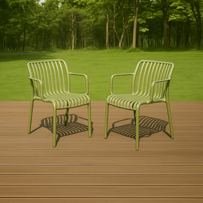 하비티 아웃도어 카페 테라스 야외 의자 2P