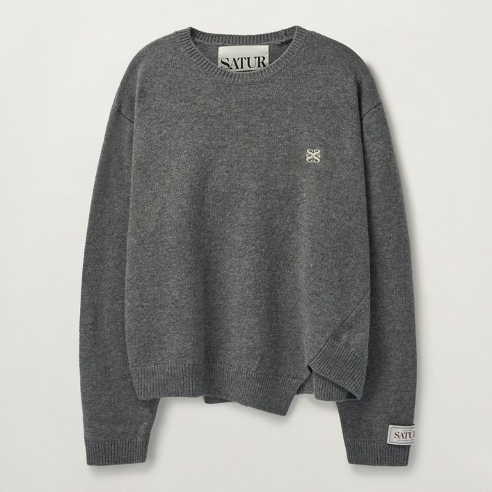 세터 남녀공용 더블린 언발란스 캐시미어 블렌드 니트