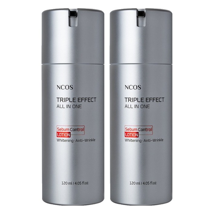 엔코스 트리플 이펙트 올인원 로션, 2개, 120ml