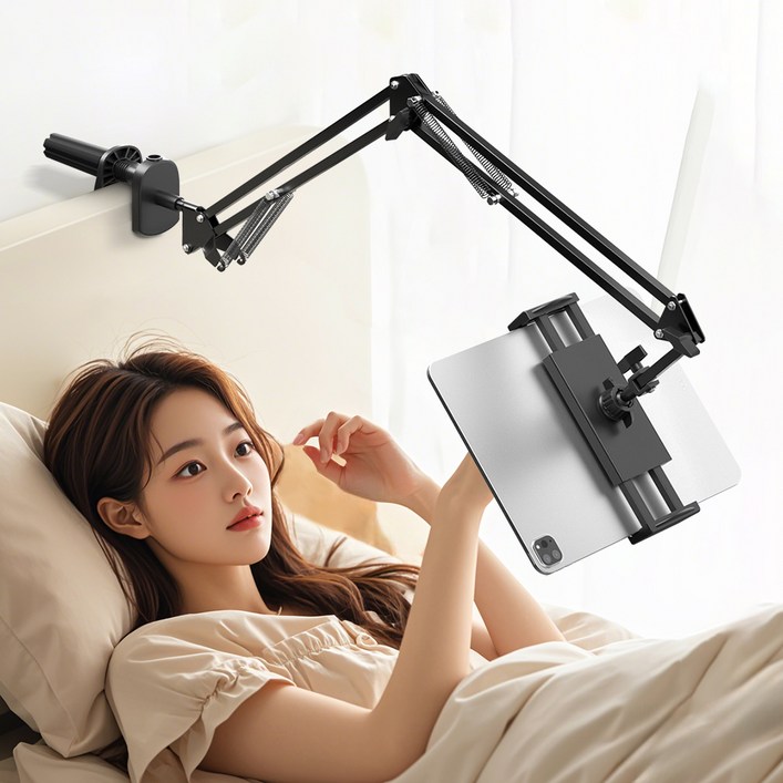 홈플래닛 접이식 스마트폰 태블릿 집게형 거치대
