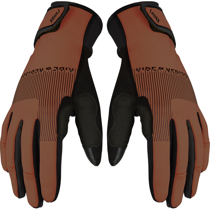 NSR 클럽 스트라이프 소프트쉘 긴 자전거 양손착용 장갑