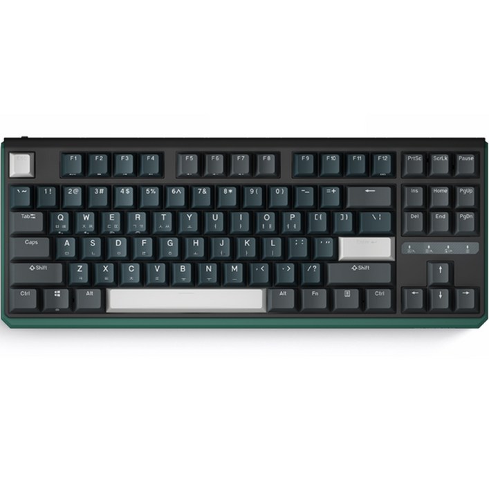 듀가드 블루투스 유무선겸용 텐키리스 핫스왑 키보드, 아일랜드적축, K620W, 적축