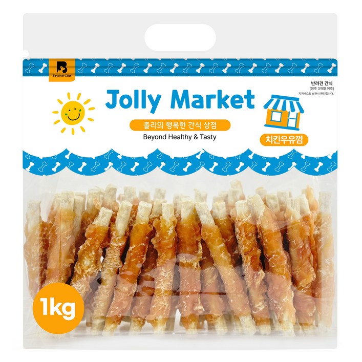 졸리마켓 강아지 대용량 육포 수제 간식