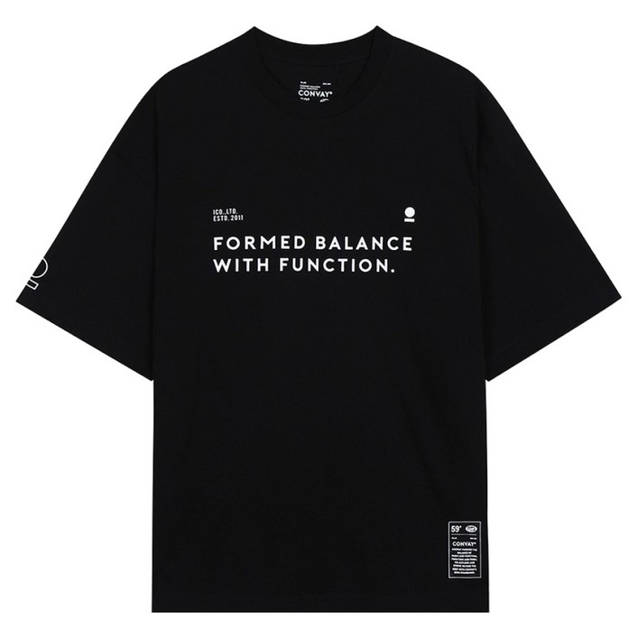 지이크 남성용 프린팅 라운드 티셔츠 PGIBD8714