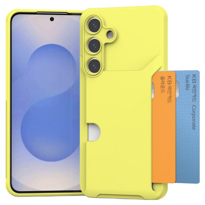 에센스웨어 비브란트 컬러 슬라이드 카드수납 휴대폰 케이스