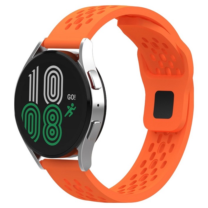 SKY 팔레트 실리콘 펀칭 스포츠 밴드 스트랩, 오렌지, 1개