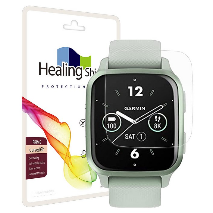 힐링쉴드 프라임 고광택 액정보호필름 2p 세트, 단일색상, 1세트