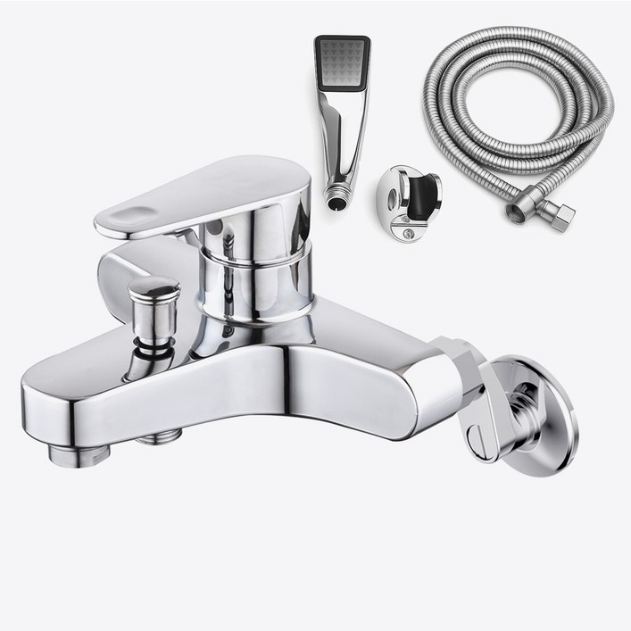 지리드 화장실 욕실 샤워기 수전 세트 ZDB1202, 1세트