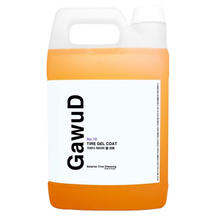 GawuD 세차 타이어 범퍼케어 플라스틱 젤 코트 갤런 레자왁스, 1개