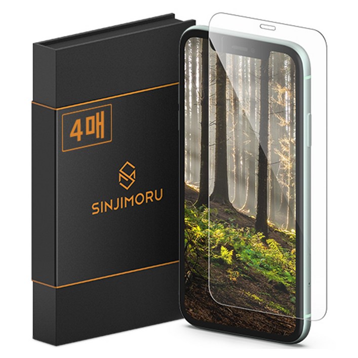 신지모루 2.5D 강화유리 휴대폰 액정보호필름 4p