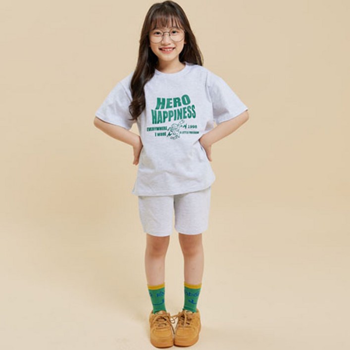 바브키즈 아동용 히어로 상하의 세트 바브키즈 아동용 히어로 상하의 세트