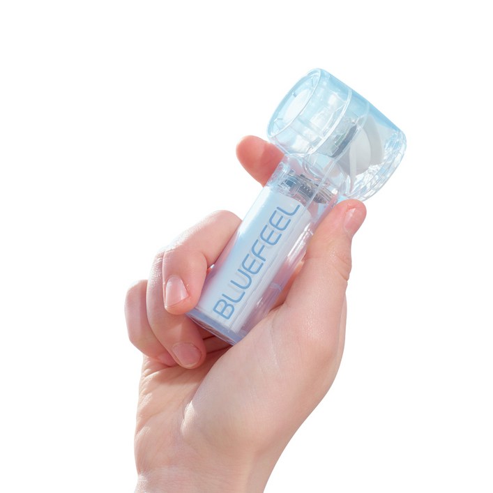 블루필 미니 제트 파우치 휴대용 핸디 손선풍기 세트, BFN110, 씨스루블루 블루필 미니 제트 파우치 휴대용 핸디 손선풍기 세트, BFN110, 씨스루블루