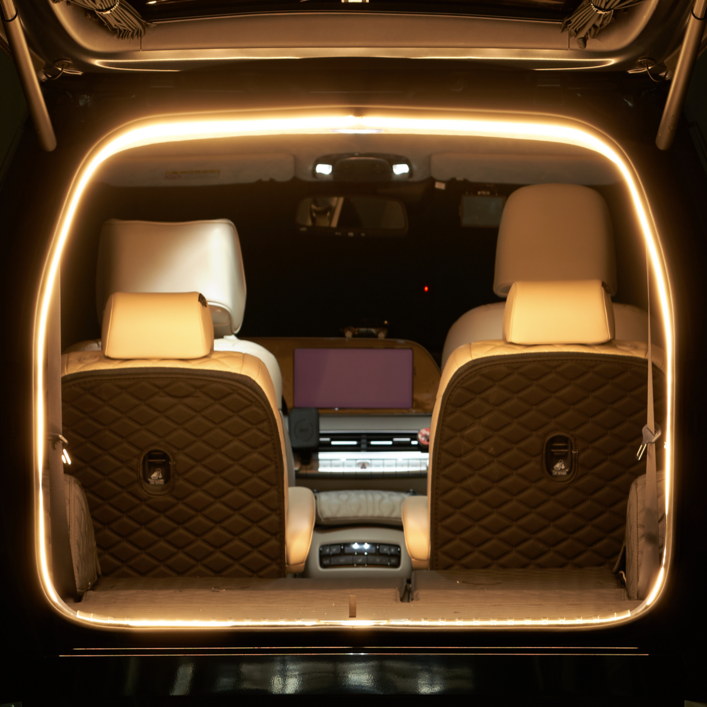 메이튼 차량용 식빵 무드등 세트, 웜화이트, 1개