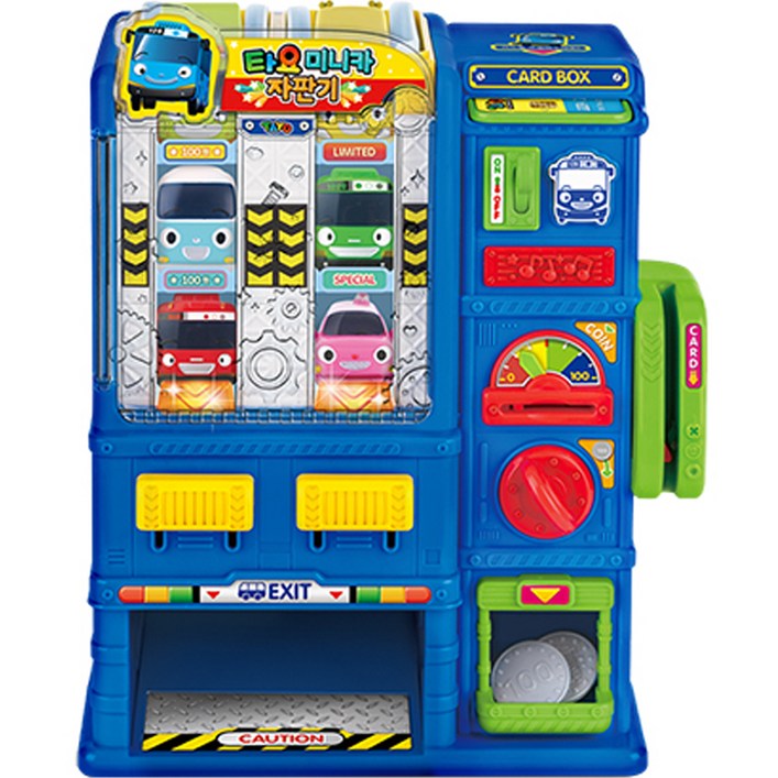 타요 말하는 미니카 자판기 계산대놀이, 혼합 색상 - 쇼핑앤샵