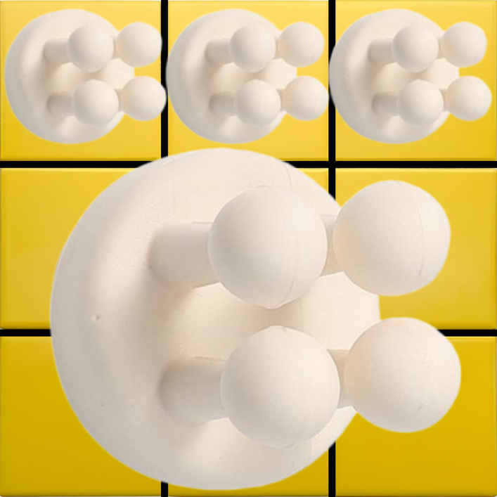 리빙홈디테일 접착식 다용도 실리콘 홀더 칫솔걸이 LHD059