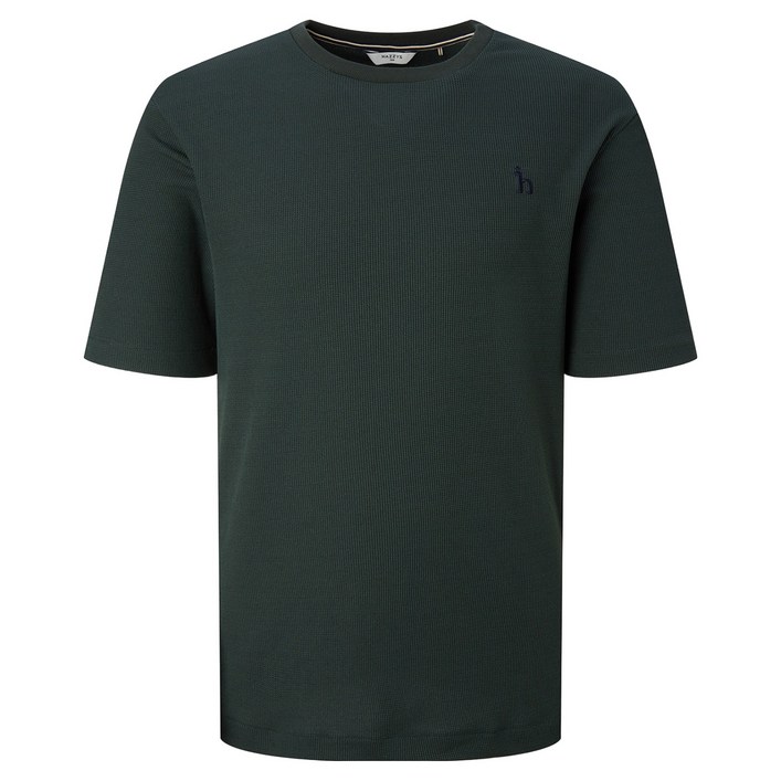 헤지스 남성용 냉감 와플조직 크루넥 반팔 티셔츠