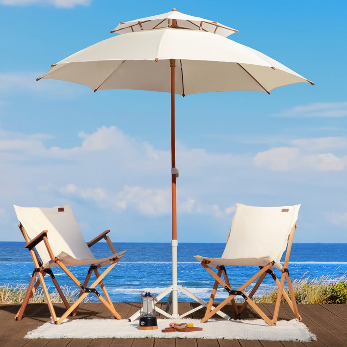 로티캠프 와이드 야외 파라솔 일반형