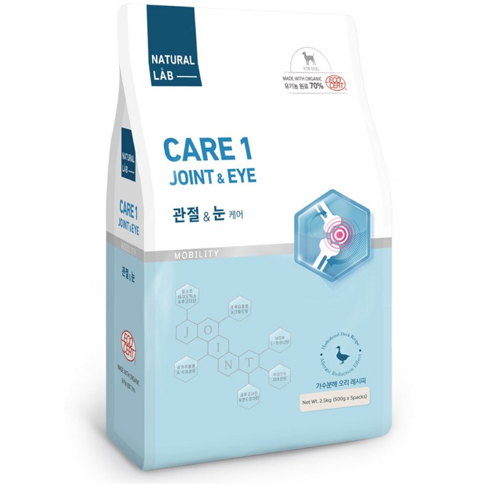 네츄럴랩 케어1 유기농 70 강아지 기능성사료