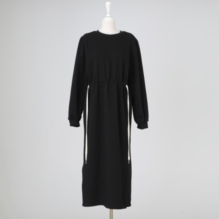 슈가펀 플로나 코튼 스트링 원피스