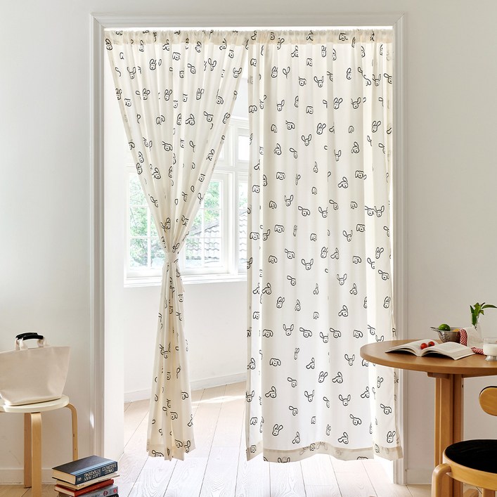 쁘리엘르 비비 세미마이크로 가리개 커튼