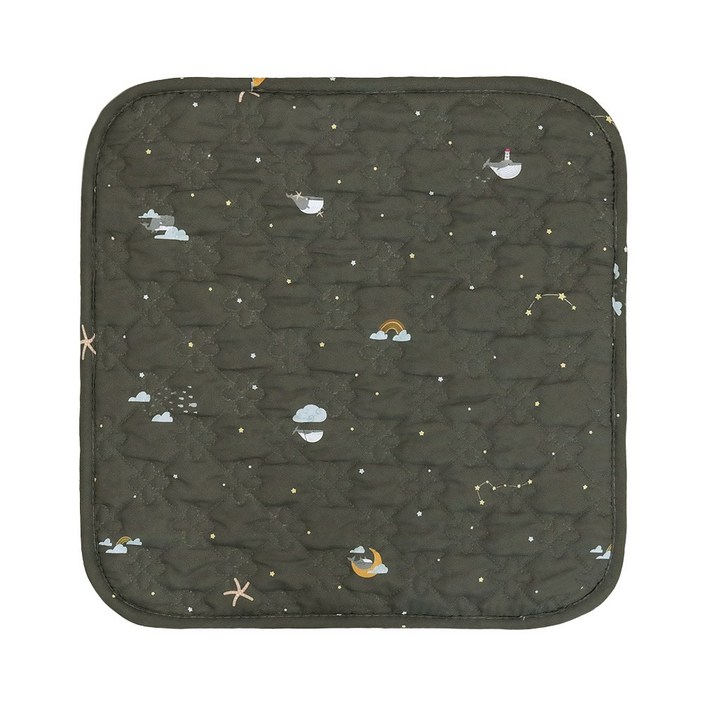 한일전기 밤하늘고래 양면 전기방석, 그레이, 1인용