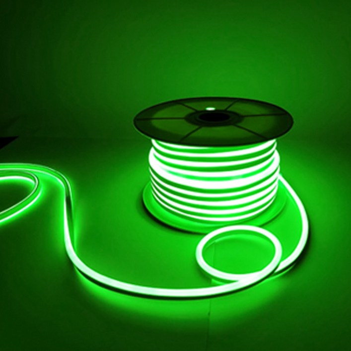 선세이브 LED 네온플렉스 10m AC 220V 논네온 줄조명 전원포함, 1개, 그린