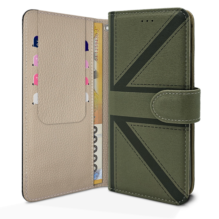 아리움 헤리스 런던 가죽 지갑형 카드 핸드폰 케이스