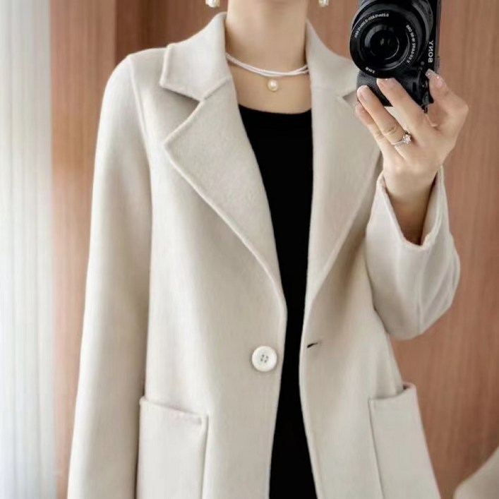 Modern Fashion 빅사이즈 트렌치 얇은 롱 자켓 여성 루즈핏 하프 코트