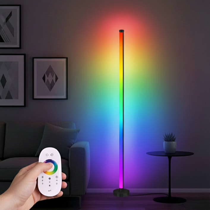 사시한사 RGB 장스탠드 슬림 플로어 스탠드 21가지 조명 효과