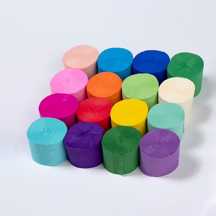 star starred 파티 스트리머 Roll 미니 주름지mini crepe paper star starred 파티 스트리머 Roll 미니 주름지mini crepe paper
