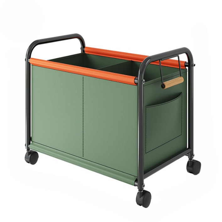 데코트리 다용도 수납 이동 정리함, 그린, 1개