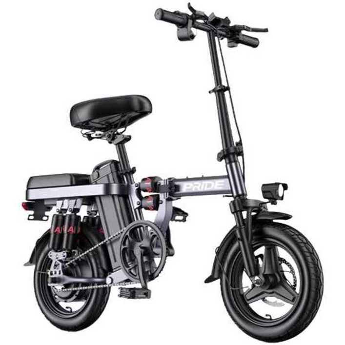 전기자전거 접이식 성인용 마실용 자전거 48V 세발 블랙 주행거리