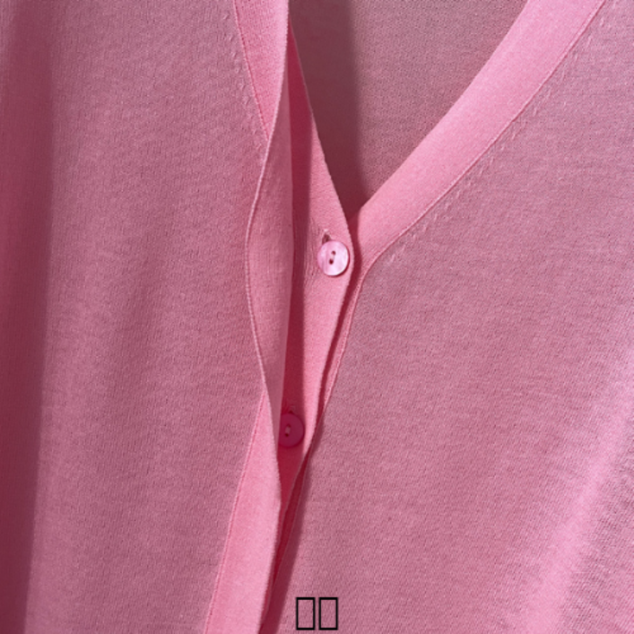 썸제이 여성가디건 여름 린넨 크롭 브이넥 히든버튼 텐셀혼방