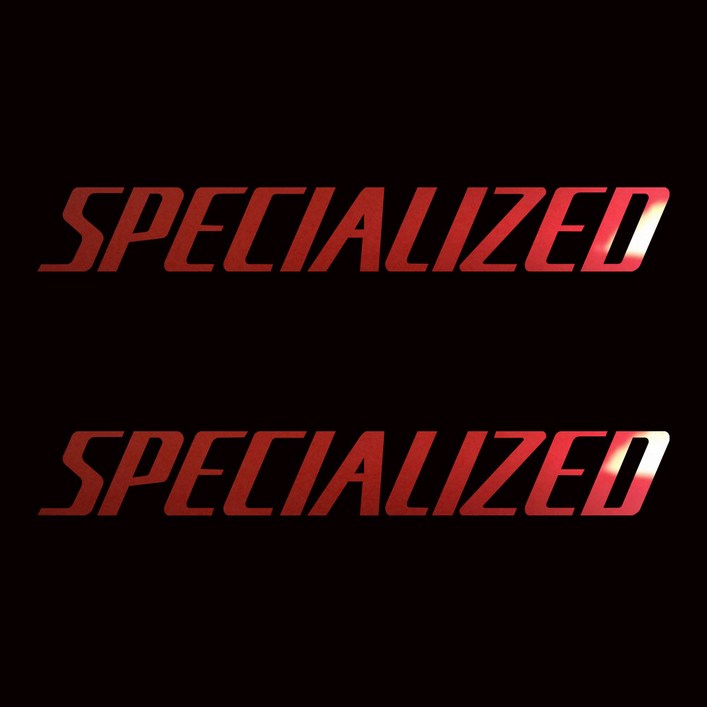 스페셜라이즈드 SPECIALIZED 로드 자전거 데칼 스티커 싱글 세트1set 2개