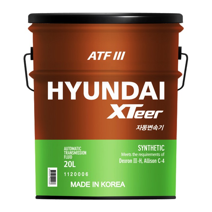 현대 엑스티어 XTeer ATF3 20L 자동미션오일 자동변속기 현대 엑스티어 XTeer ATF3 20L 자동미션오일 자동변속기