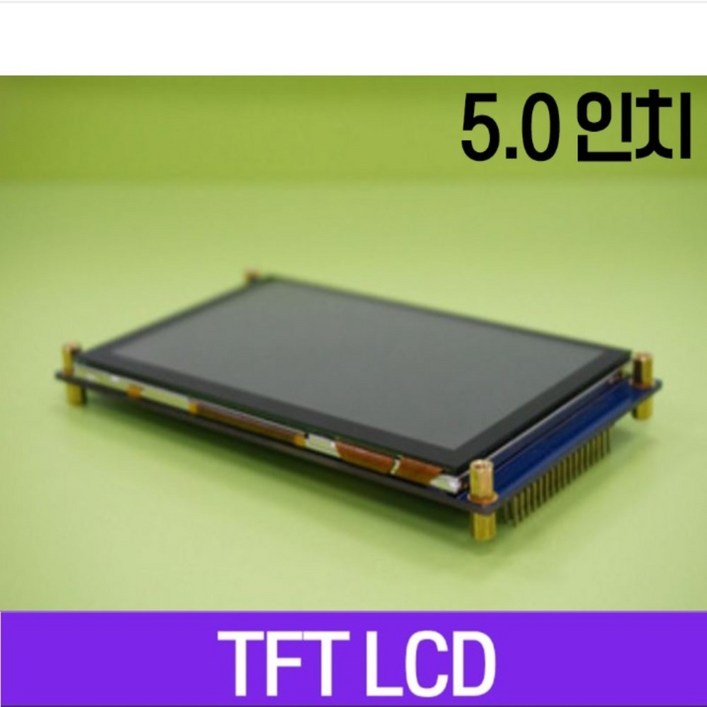 5.0inch 디스플레이 해상도 800x480 LCD 크기  CTP 터치 I2C 인터페이스가있는 136x76.05x7.27mm