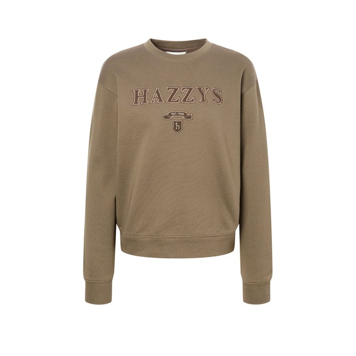 국내매장정품헤지스 여성 스웨트 셔츠 카키