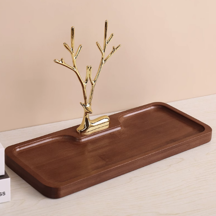 악세사리 트레이 차키 현관 인테리어 우드 소품