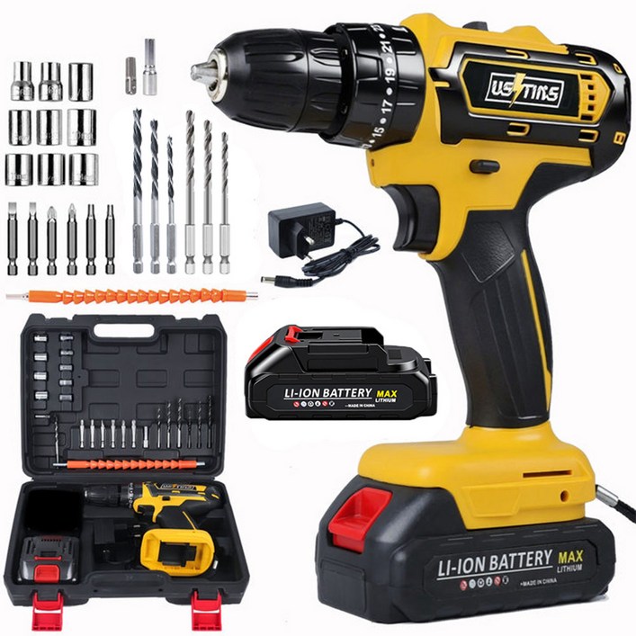 우스틴스 20V 리튬이온 충전 햄머 전동드릴세트 TCR300, 본품  배터리 1개, 1세트