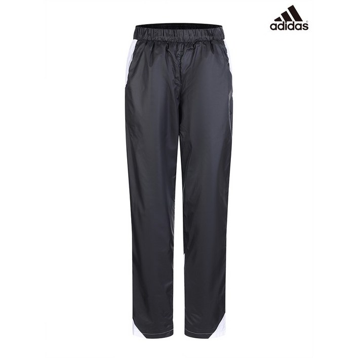 아디다스 adidas 여성 블랙 컬러배색 밴딩팬츠