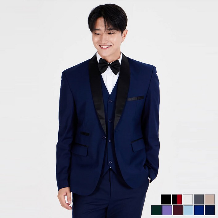 지앤제이커머스 대여남여공용 경성 쓰리피스 싱글버튼 턱시도 정장