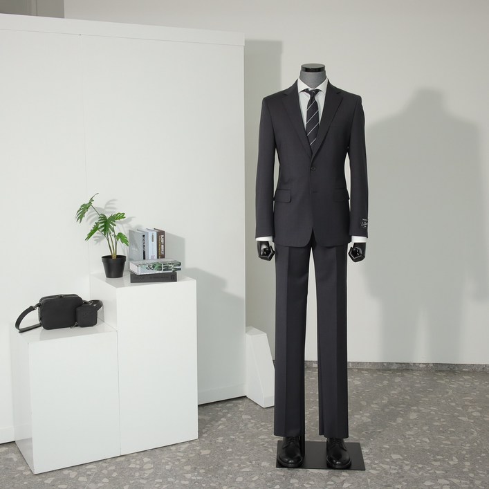 리버클래시 LLM11503CH SMALFIT SUIT 울 스판 싱글 슬림 정장 차콜