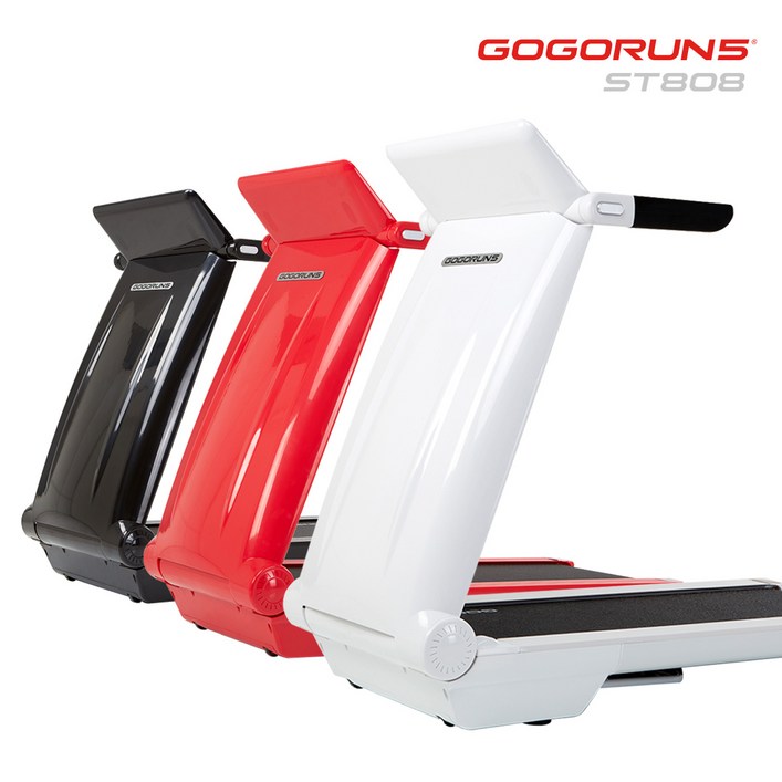 고고런5 2021년형 접이식 런닝머신 ST808, 화이트, 고고런5 접이식 런닝머신