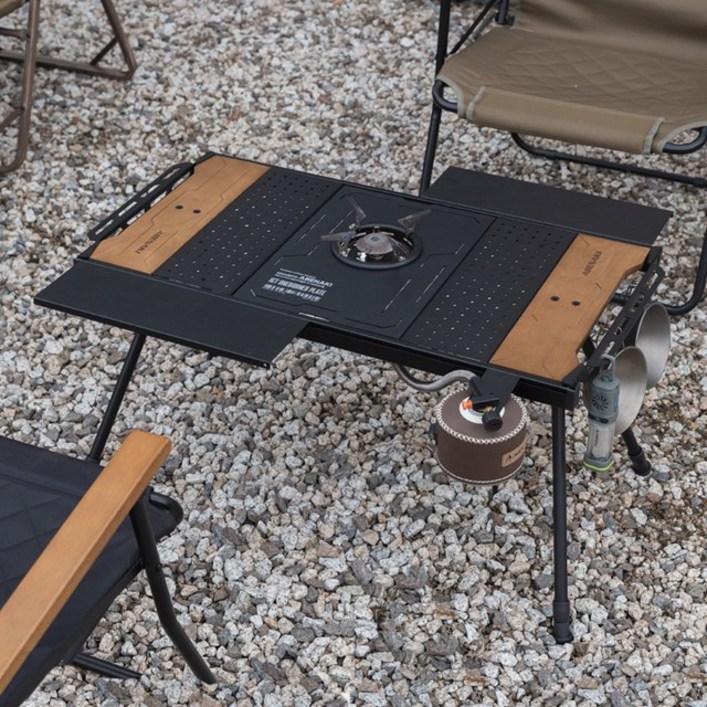 아베나키 미니멀 IGT테이블 높이조절 좌식겸용 IGT캠핑테이블