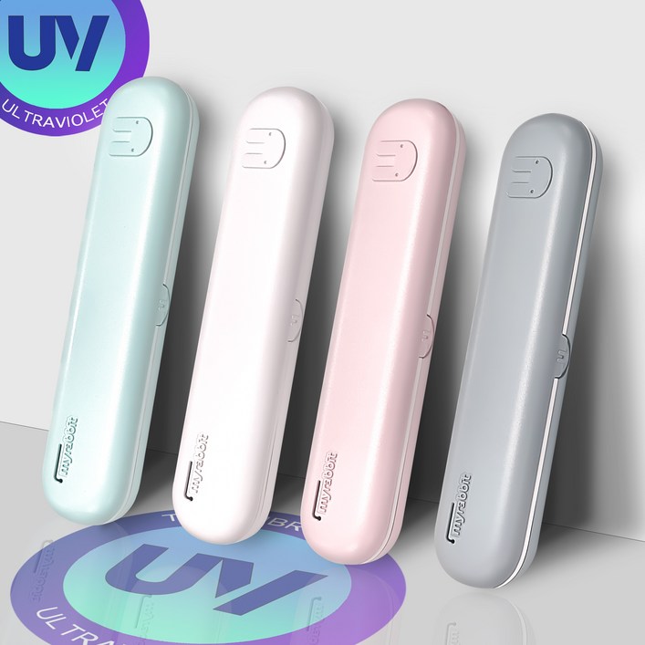 우리 UVC LED 휴대용 칫솔살균기 건전지형, 핑크 우리 UVC LED 휴대용 칫솔살균기 건전지형, 핑크