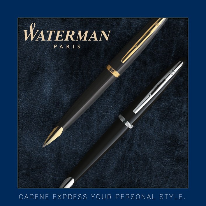 워터맨 까렌 엑스퍼트 블랙 볼펜 고급 필기구, 1개, 블랙GT