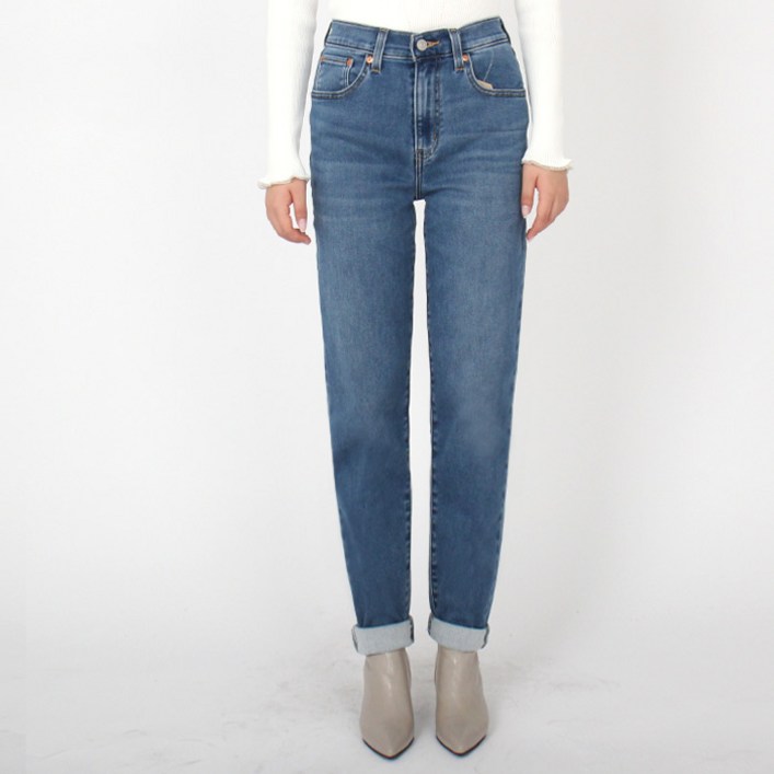 리바이스 여성 청바지 약기모 하이라이즈 보이프렌드 858730086