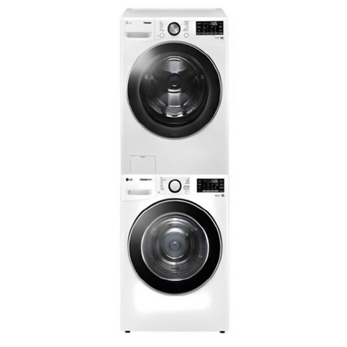 LG전자 트롬 세탁기 F24WDWP + 건조기 RH19WTWN 24kg + 19kg 방문설치